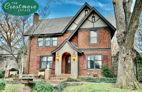 East Memphis House | Heated Pool✦Historic Tudor Home✦Crestmere Estate