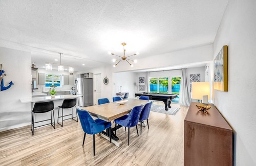 Dania Beach House | Heated Pool + Hot Tub! Close 2 Beach & Shops!
