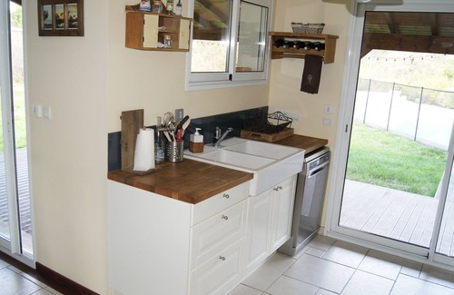 Lanton House | Heated swimming pool not overlooked with forest and animals 2' from the Bassin