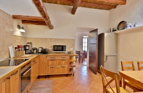 Santa Eulalia del Rio Villa | Heavenly Villa "Can Caseres" with Saltwater Pool, Orchard and Mountain View