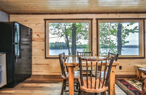 St Germain House | Heavenly lakeside cottage with fireplace, personal dock, and sandy beach!