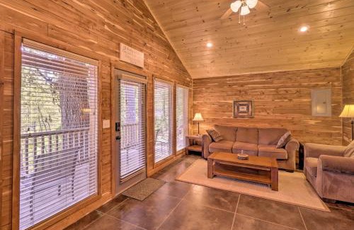 Swinging Bridge Village House | Heber Springs Cabin with Deck and River Views!