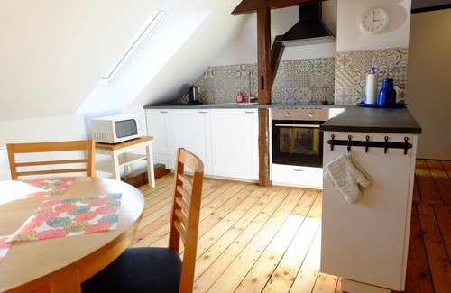 Weststadt Apartment | heidel-home 2Room Studio: central villa from 1926 for singles/groups/family