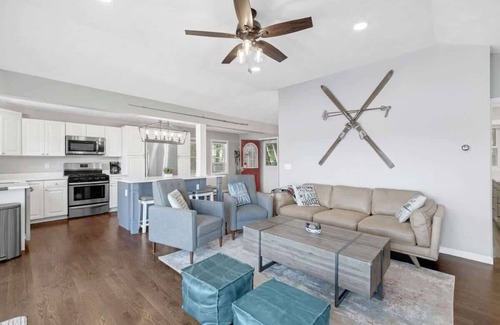 Sanbornton House | Hermit Lake Escape: Family Fun - Beachfront, BBQ!
