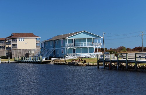 Nags Head Apartment | Herons Haven 2 Bedroom Condo with Water View!
