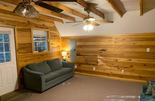 Wellington Cabin | Hideaway Falls - cabin with private waterfall view