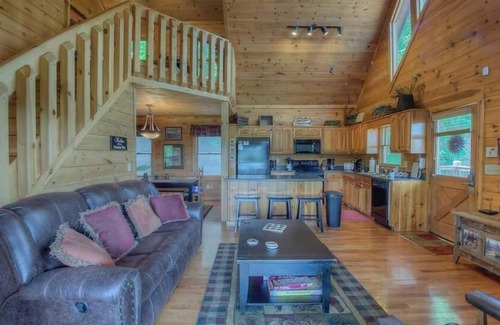 Mineral Bluff Cabin | High Expectations- Dog Friendly | Hot Tub | Stunning Views | Sleeps 10