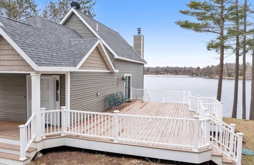 Krakow House | Highlights: Private beach just steps from your door Includes kayaks for exploring the lake Great fishing right off the shoreline or dock Bring your boat and enjoy full boating access Cozy indoor fireplace for cool evenings 4 sp