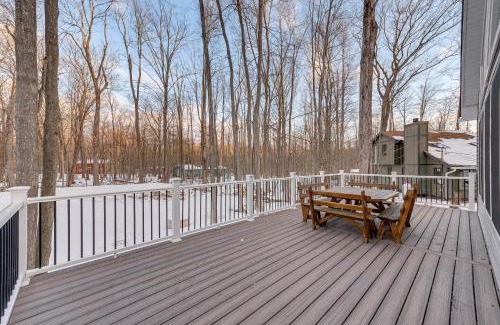 Locust Lake Village House | Hike and Ski Pocono Lake Home with Community Perks!