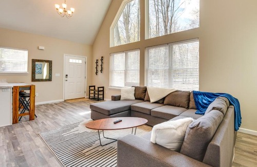 Locust Lake Village House | Hike and Ski Pocono Lake Home with Community Perks!