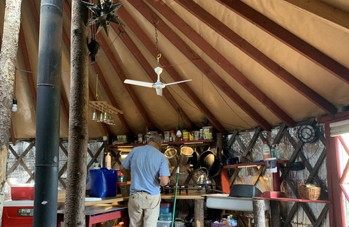 Orland House | Hike-In Yurt On Top Of Maine Mountain