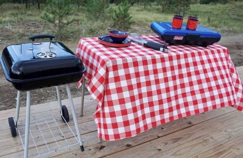 Florissant RV Rental | Hill Top Crystal Peak Overlook Tent Stay