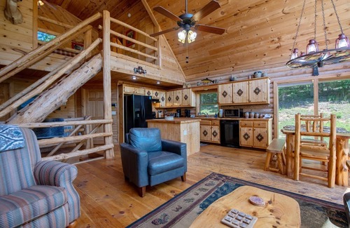 Mineral Bluff Cabin | Hillside Hideaway - Mineral Bluff