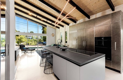 Studio City House | Hillside Luxury MidCentury Rejuvenation SpaRetreat. Views, Pool, Amenities.