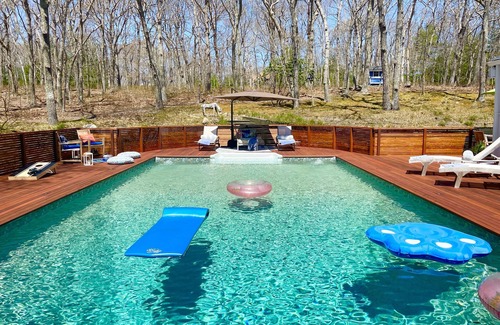 East Hampton House | Hilltop Haven in Northwest Harbor w. Private Neighborhood Water Access