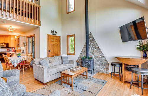 Dahlonega House | Hilltop Home w/Panoramic Forest & Mountain Views!