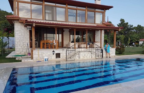 Kumluca Villa | Hilltop private Villa with garden, pool & seaview