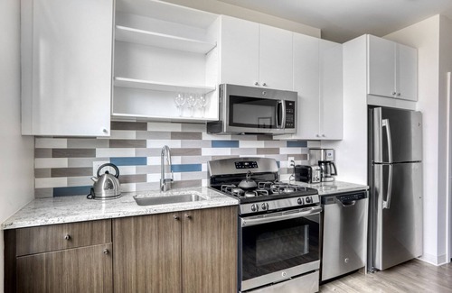 East Cambridge Apartment | Hip East Cambridge Studio w/Gym & W/D, near Lechmere T, by Blueground