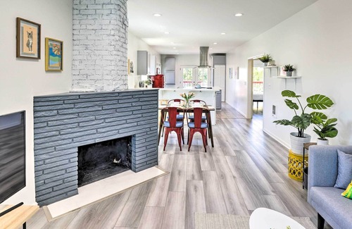 East Hollywood House | Hip + Prismatic LA Gem w/ Curated Art Gallery