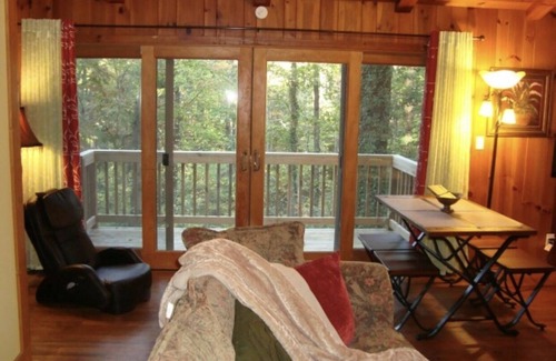 Hendersonville House | Historic Asheville/Hendersonville area Cabin with Hot Tub & Firepit