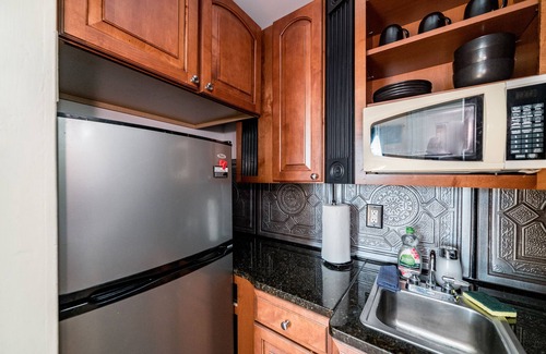 Central Business District Apartment | Historic Downtown Loft, Private Deck with View and outdoor Firepit