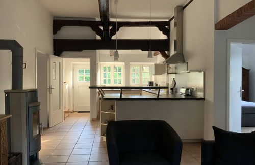 Brookseite Apartment | Historic half-timbered houses combined with modern furnishings in an idyllic location