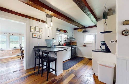 Waitsfield House | Historic home on 1 acre with snowmobile trails in backyard & mountain views