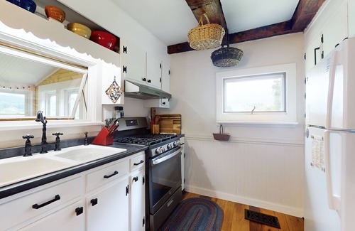 Waitsfield House | Historic home on 1 acre with snowmobile trails in backyard & mountain views