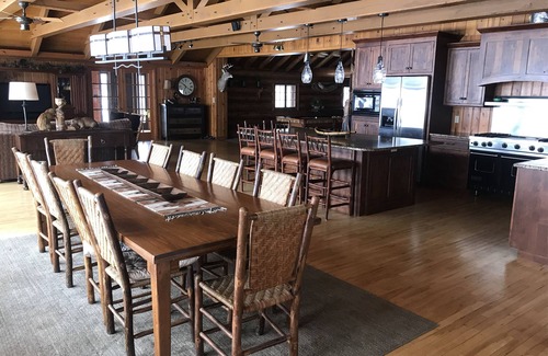 Land O Lakes Cabin | Historic Lodge near Boulder Junction 8 bed 4 bath