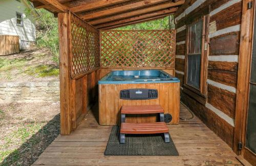 Gatlinburg House | Historic log cabin in the heart of Gatlinburg! Hot tub and pet friendly!