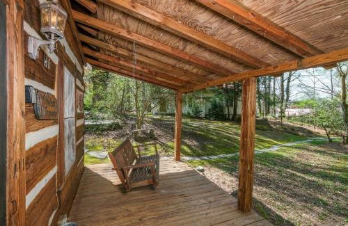 Gatlinburg House | Historic log cabin in the heart of Gatlinburg! Hot tub and pet friendly!