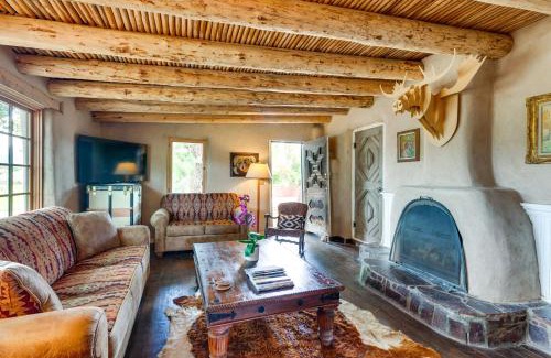 Taos House | Historic Millicent Rogers Guest House with Hot Tub