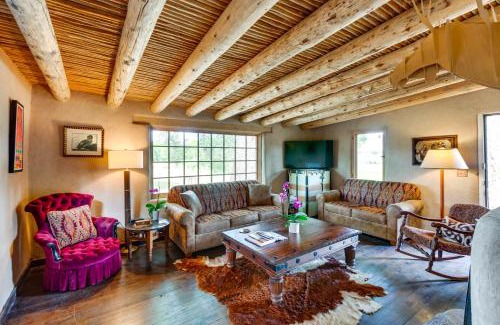Taos House | Historic Millicent Rogers Guest House with Hot Tub
