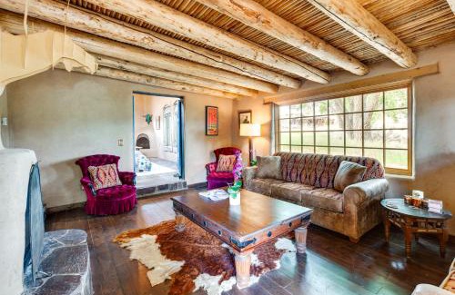 Taos House | Historic Millicent Rogers Guest House with Hot Tub