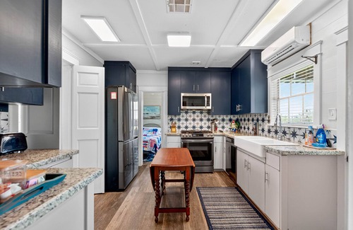 Surfside Beach House | Historic Surfside Stunner - Deck, Pet Friendly