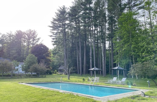 Sheffield House | Historic (updated)1812 Federal brick house well situated in Berkshires with pool