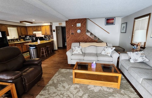 Prudenville House | HL - Beautiful LAKEFRONT Home - right by the sandbar everyone hangs at!