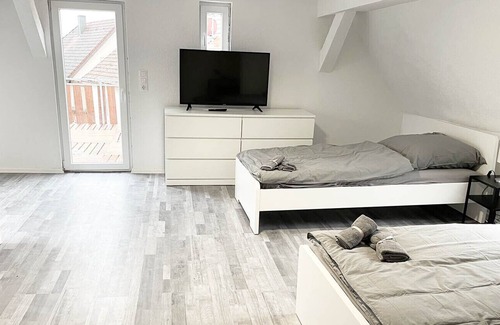 Bad Rappenau Apartment | Hn01 - Ferienwohnung mit Terrasse in Bad Rappenau bei Heilbronn, 55 qm, 2 Schlafzimmer, Max. 4 Personen