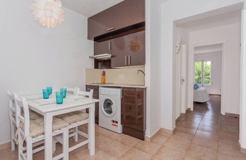 Cala en Blanes Apartment | Holiday Apartment "Cala'n Blanes Park 228" with Shared Pool, Balcony and Air Conditioning.