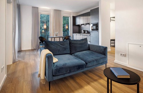 Altenbeken Apartment | Holiday Apartment "Egge Resort 7f" with Balcony, Whirlpool and Sauna