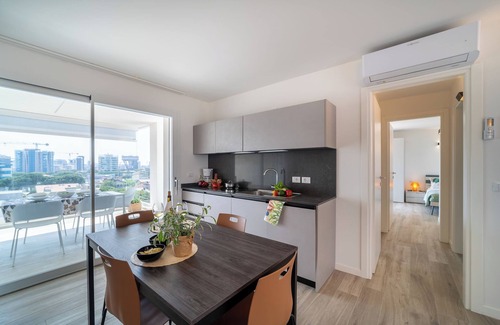 Lignano Sabbiadoro Apartment | Holiday apartment mit Klimaanlage und Balkon