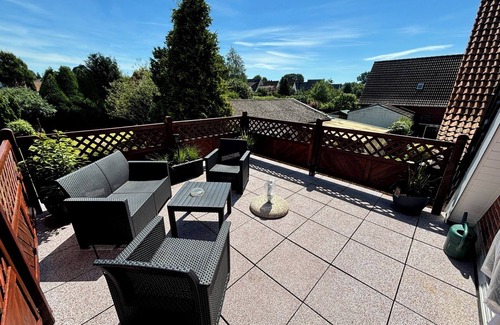 Bremervoerde Apartment | Holiday Appartment "Anne" with Balcony and Wi-Fi