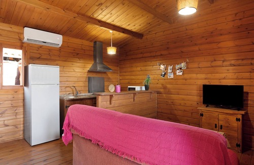 Zahora House | Holiday Home "Casa Juana Madera" with Shared Pool and Air Conditioning