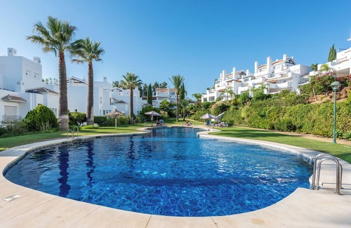 Marbella House | Holiday Home 'Palm Beach Frontline Penthouse' with Sea View, Wi-Fi and Air Conditioning