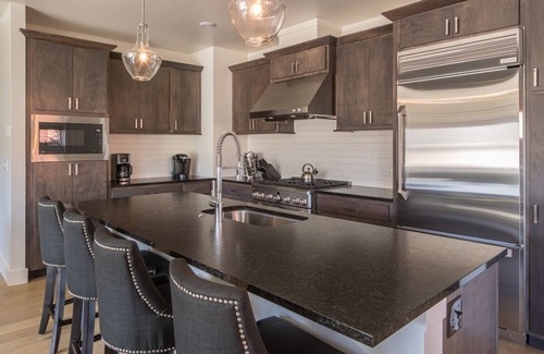 Big Sky Condo | Holiday Stays Available! Modern Townhouse Near Town Center with a Private Hot Tub