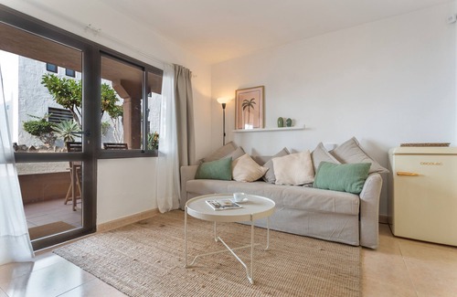 Corralejo Apartment | Holidays at 'Casa Amanay Dunas' with Shared Pool, Private Terrace and Wi-Fi