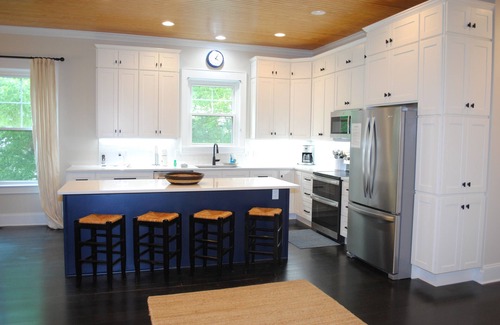 North Litchfield Beach House | Home with covered porch, decks & private pool at North Litchfield Beach.
