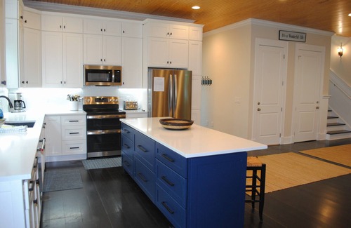 North Litchfield Beach House | Home with covered porch, decks & private pool at North Litchfield Beach.