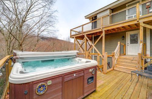 Charter Hills House | Home with Hot Tub and Views 2 Mi to Beech Mtn Ski