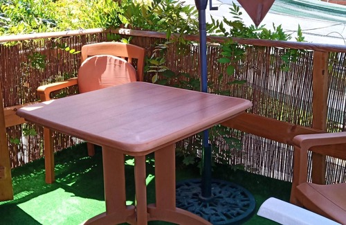 Punta Umbria House | Homerez - Beautiful bungalow for 2 ppl. with terrace and balcony at Punta Umbría